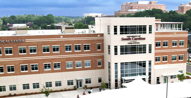 The new nursing education building at the University of South Carolina.